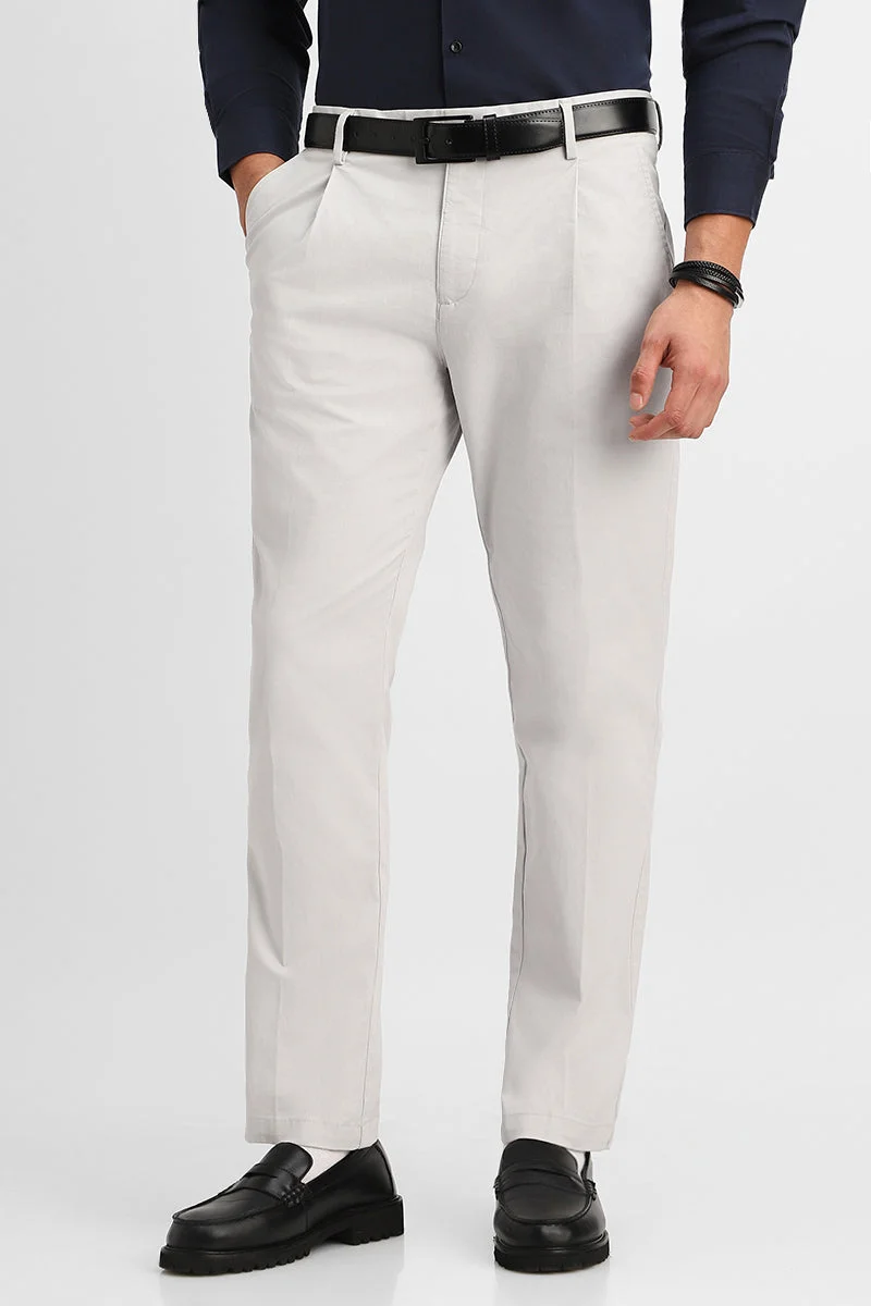 سنيتش Pleated Stretch Chinos